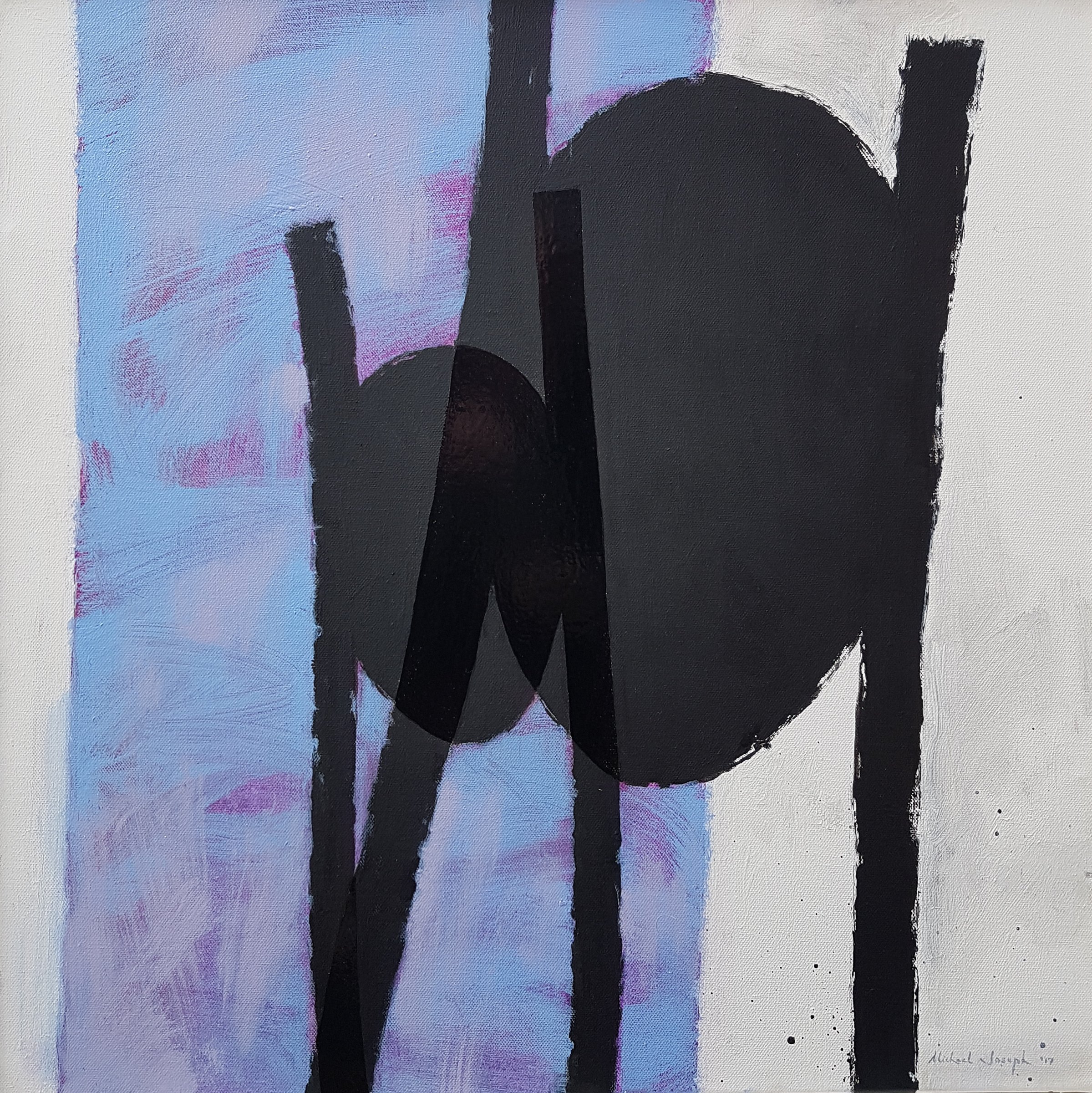 Black on Black — painting by Michael Joseph