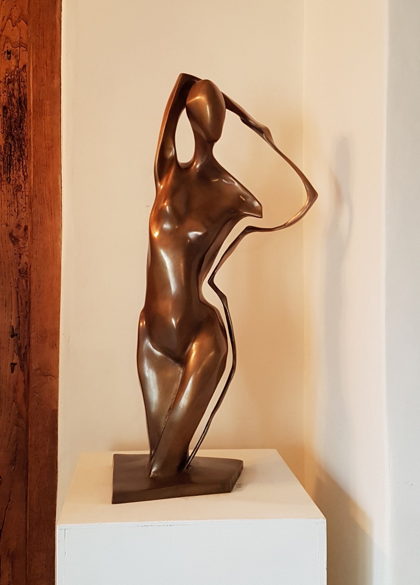 Naomi (Figure with Outline) — Bronze by Michael Joseph