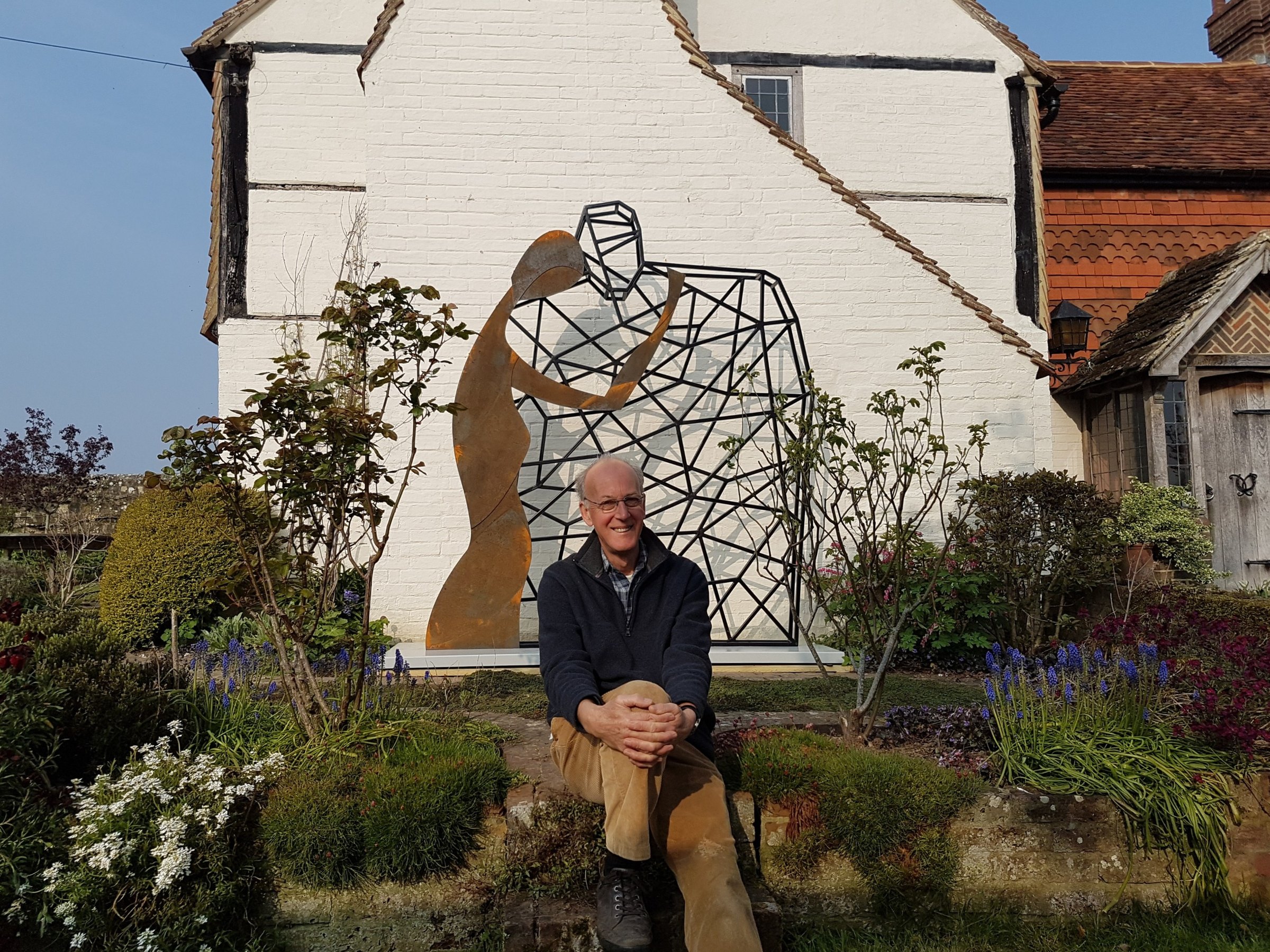 Tryst — Corten steel by Michael Joseph